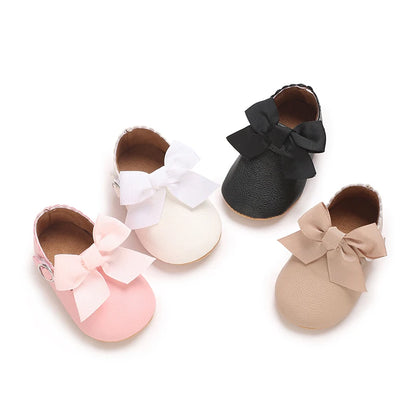 Mary Jane Baby Bow Shoes Pink