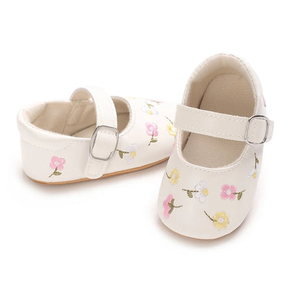 Embroidered Girl Baby Shoes