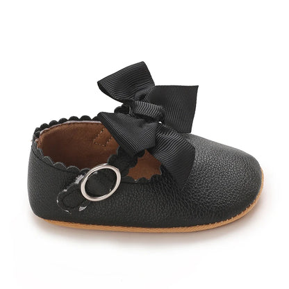 Mary Jane Baby Bow Shoes Black
