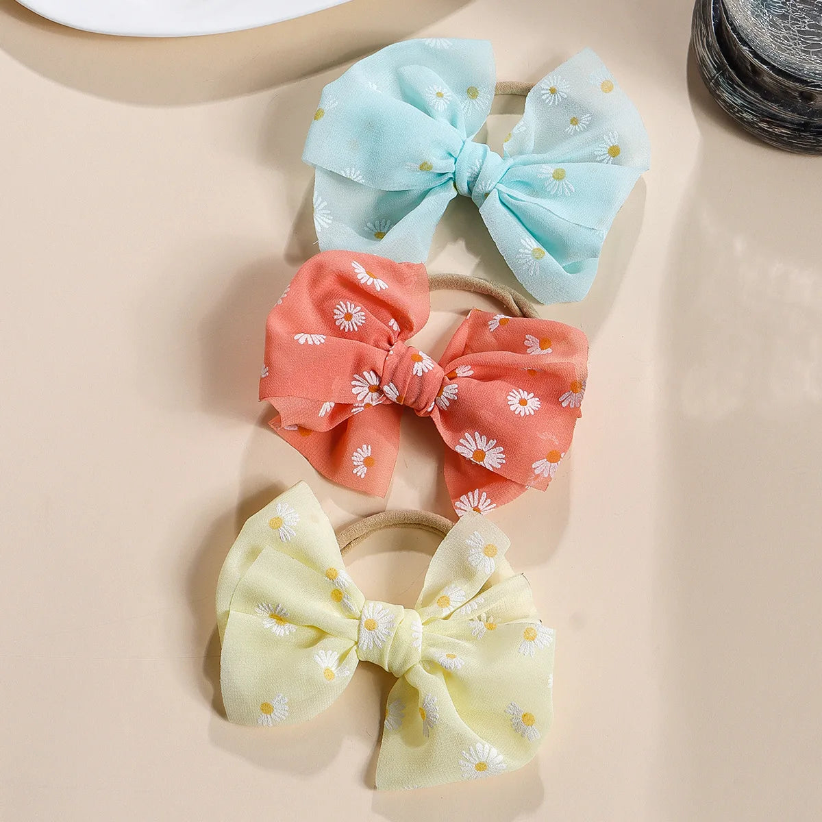 Chiffon Daisy Bow