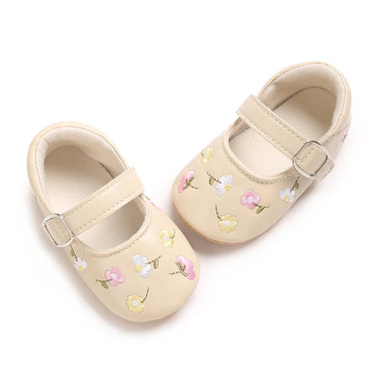 Embroidered Girl Baby Shoes