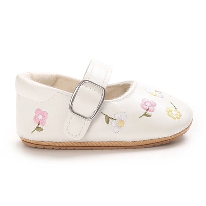 Embroidered Girl Baby Shoes