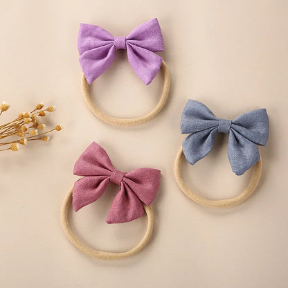 Linen Baby Girl Headband