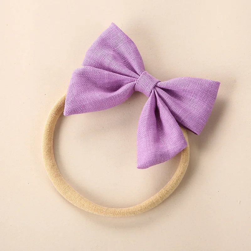 Linen Baby Girl Headband