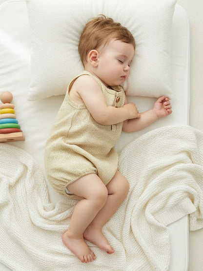 Hendix Basic Waffle Romper Beige