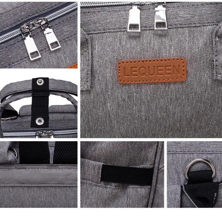 LeQueen Nappy Bag Black