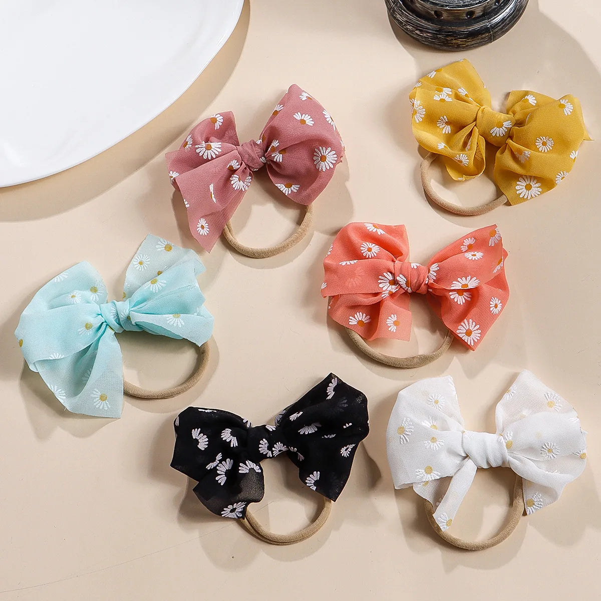 Chiffon Daisy Bow