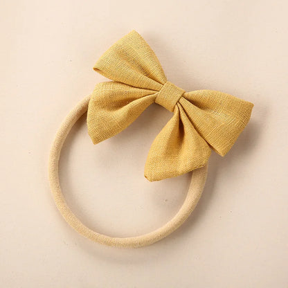 Linen Baby Girl Headband