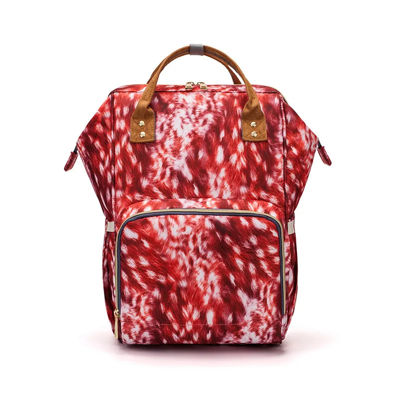 Baby Nappy Bag Backpack Red