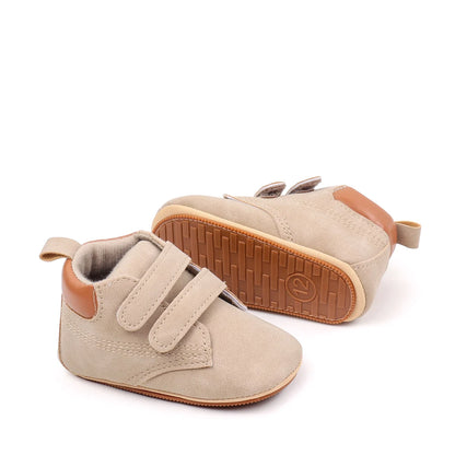 Alli Velcro High Top Shoes Beige
