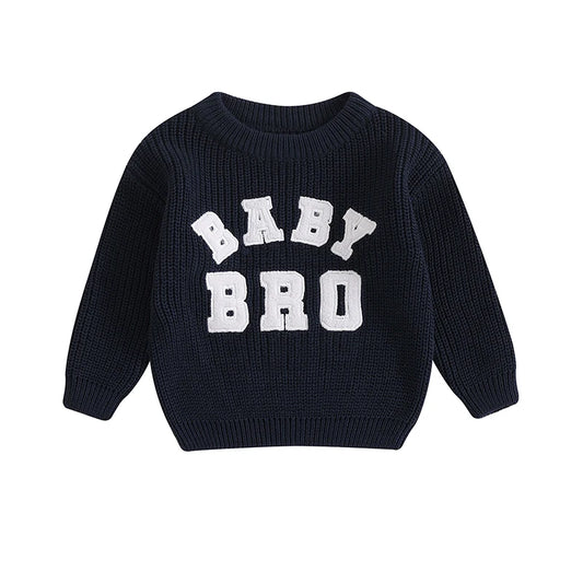 Baby Bro Knit Jumper Navy
