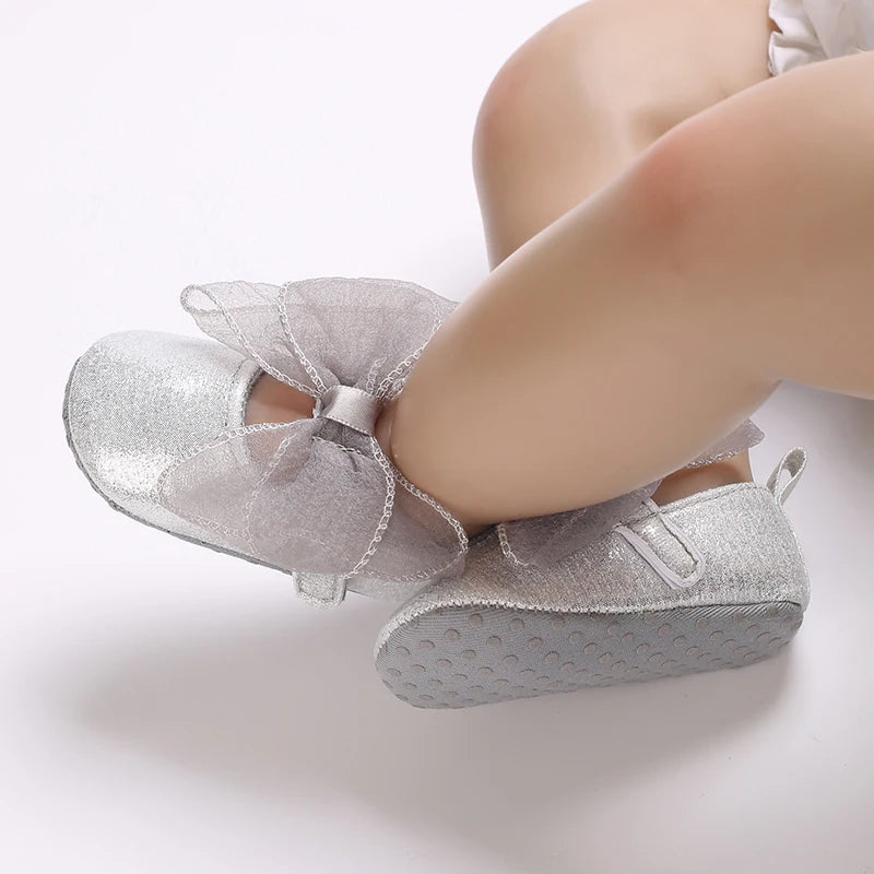 Lyra Silver Bow Shoes