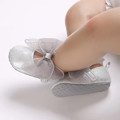 Lyra Silver Bow Shoes