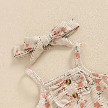 Pippa Floral Set Beige