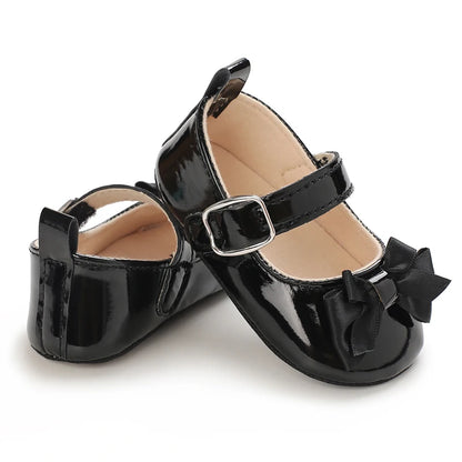 Lana Black Baby Shoes