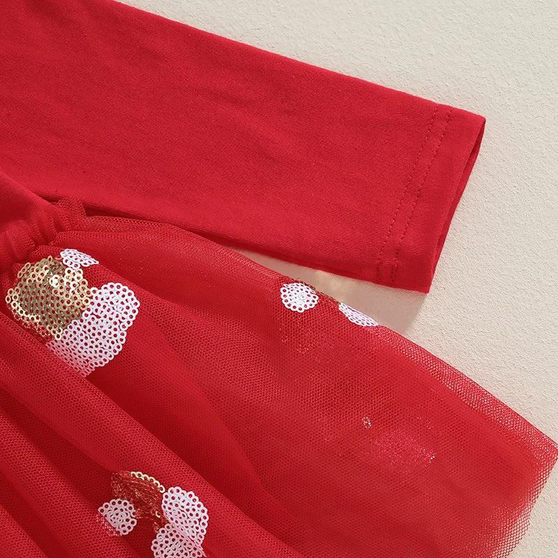 Baby Christmas Flutter Tutu Romper