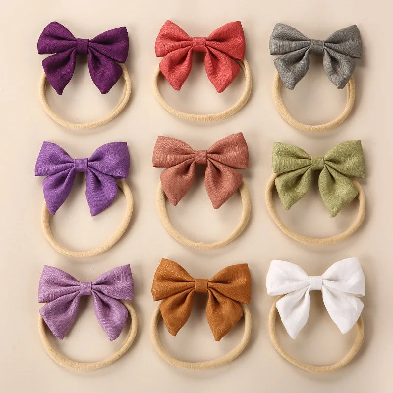 Linen Baby Girl Headband