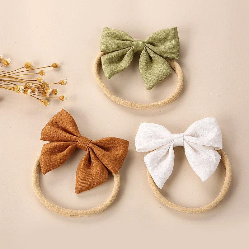 Linen Baby Girl Headband
