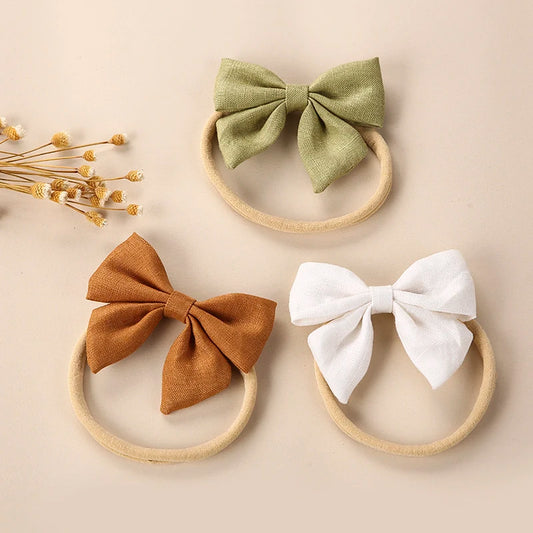 Linen Baby Girl Headband