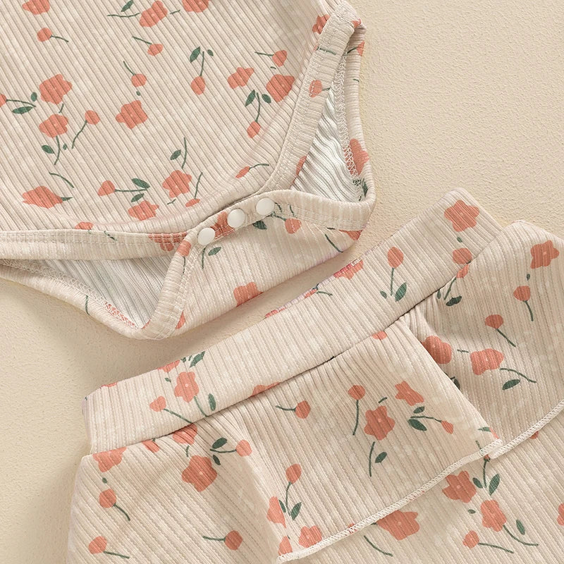Pippa Floral Set Beige