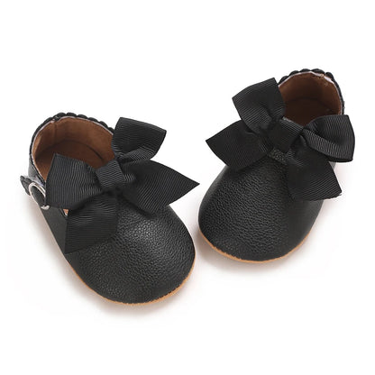 Mary Jane Baby Bow Shoes Black