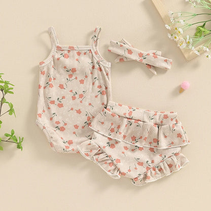 Pippa Floral Set Beige
