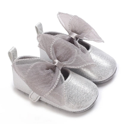 Lyra Silver Bow Shoes