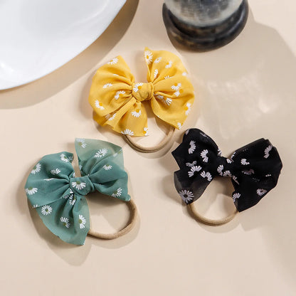 Chiffon Daisy Bow