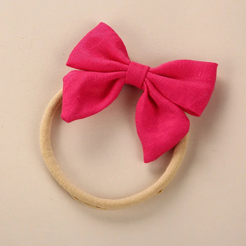 Linen Baby Girl Headband