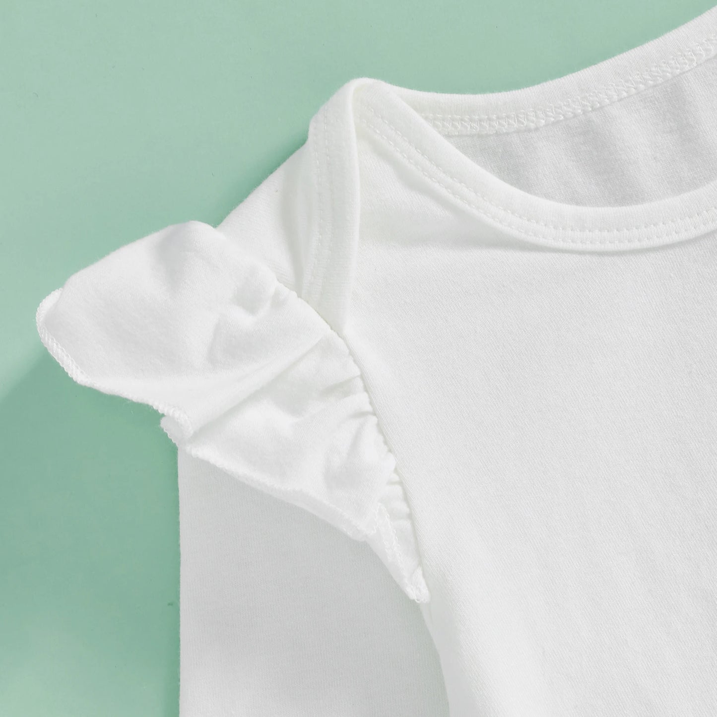 Picture of a White Flutter Romper 