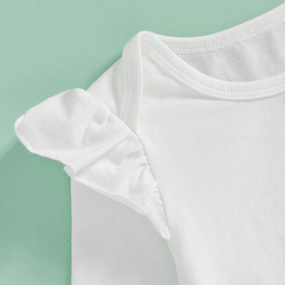 Picture of a White Flutter Romper 